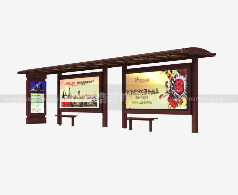 新款仿古候車亭制作