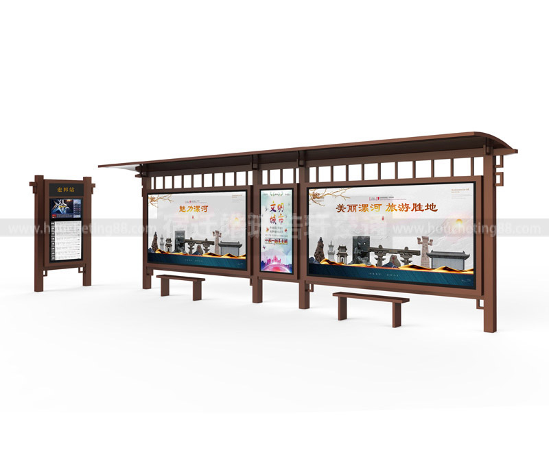 仿古公交候車亭廠家